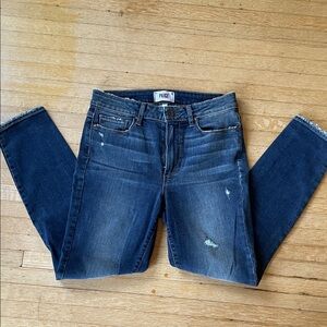 NWOT Blue Faded PAIGE stretchy skinny jeans
